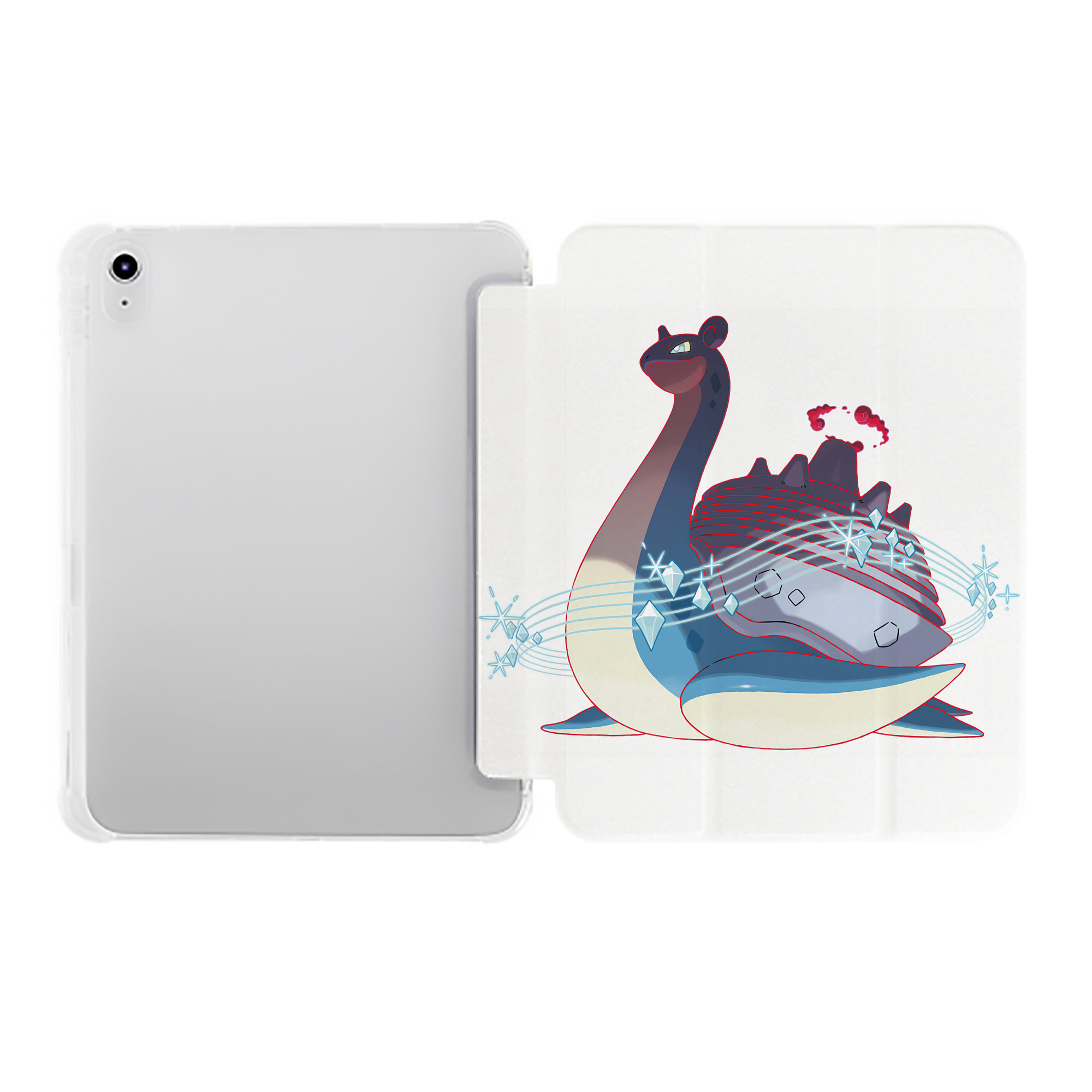 （画像用） ポケットモンスター Pokémon IPad ケース ペン収納付き 三つ折りスタンド PUレザー×シリコン 対応機種9.5/10.5/10.9インチ